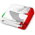 thumbnail image 4 of Italian Flag Blanket,The Contour of Italian Territory is Printed on The Flag Decor Blankets Soft Warm Throw for Women Girls Birthday, Home Living Room Decoration 40"x50", 4 of 6