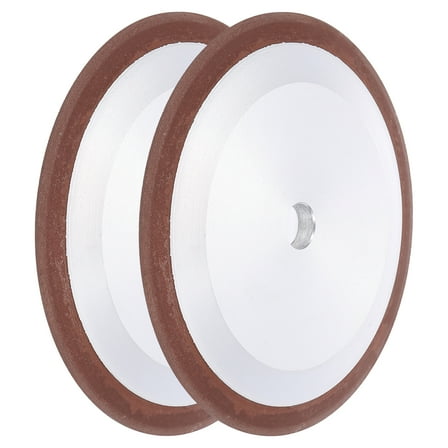 Uxcell 2pcs 5 Inch x 1/2 Inch 150 Grit Resin Diamond Grinding Wheel Abrasive Wheels Saw Grinder Cutter Disc for Carbide Metal Tungsten Steel