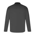 thumbnail image 5 of Zylanna Men's Long Sleeve Polo Shirts, Turndown Collar Spring Fall Gradient Color Slim Fit Casual Pullover Tops for Man Black, 5 of 6
