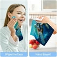 thumbnail image 7 of Coolnut Sea Turtle Washcloths, Soft and Absorbent Cotton Towel, 4 Pack 12 X 12 Inches Premium Quick Dry Face Towel Wash cloth, 7 of 7