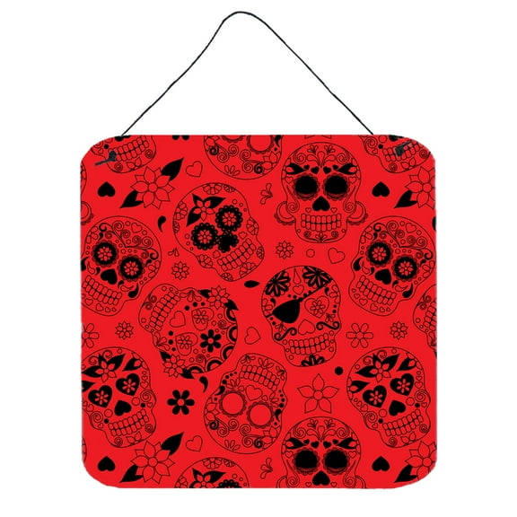 Day of the Dead Red Wall or Door Hanging Prints