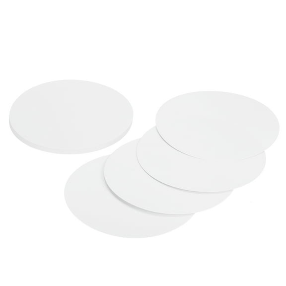 24 Pcs Circle Card Stock, 7.5 Inch Cardstock Paper Circles for Craft, White