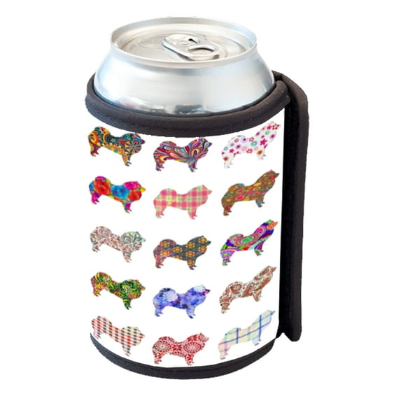 KuzmarK Insulated Drink Can Cooler Hugger - Chow Chow Dog