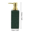thumbnail image 4 of Unique Bargains 1 Pc Simple Square Soap Pump Dispenser for Laundry Rooms 350ml Green Gold Tone, 4 of 6
