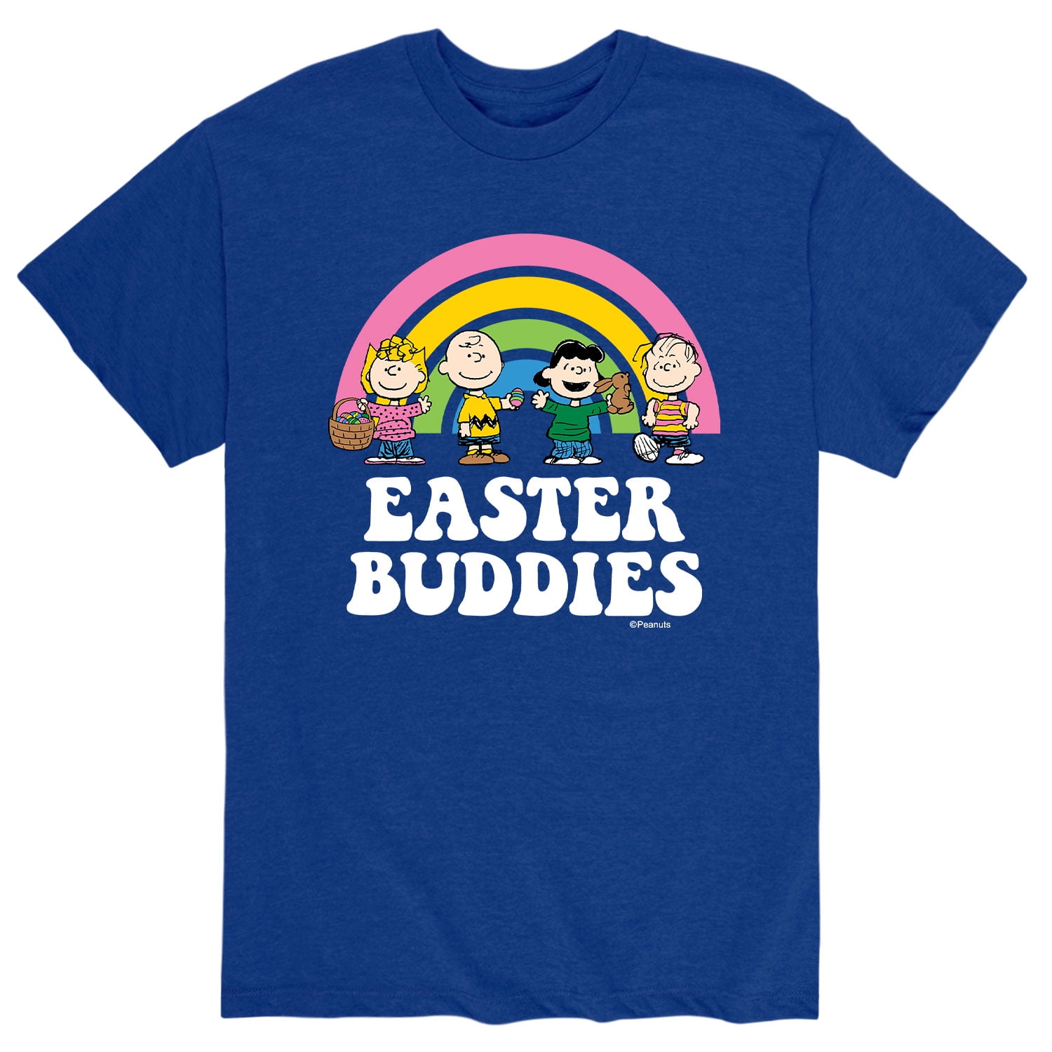 Peanuts Easter Buddies Men's Short Sleeve Graphic TShirt