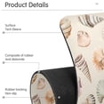 thumbnail image 4 of Yayeee Faucet Mat for Kitchen Sink 30" Diatomite Long Splash Guard Pad, Green Watercolor Seashells, 4 of 7