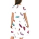 thumbnail image 5 of Odeerbi Niñas Verano A-Línea Vestido Pluma Impresión Swing Vestido Niños Manga Corta Vestido Elástico, 5 of 6