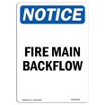 thumbnail image 1 of SignMission OS-NS-A-1218-V-12619 Panneau de Signalisation de 12 x 18 Po - Refoulement Principal d'Incendie, 1 of 1