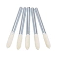 thumbnail image 1 of Puntos montados de fieltro de lana de 3 mm, ruedas de pulido cónicas, cabezal de molienda con vástago de 1/8 de pulgada para herramienta rotativa, 5 piezas, 1 of 4