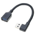 thumbnail image 3 of 90 Degree USB 3.0 Extension Cord Male to Female Adapter Cable Data Transfer Line, 3 of 13
