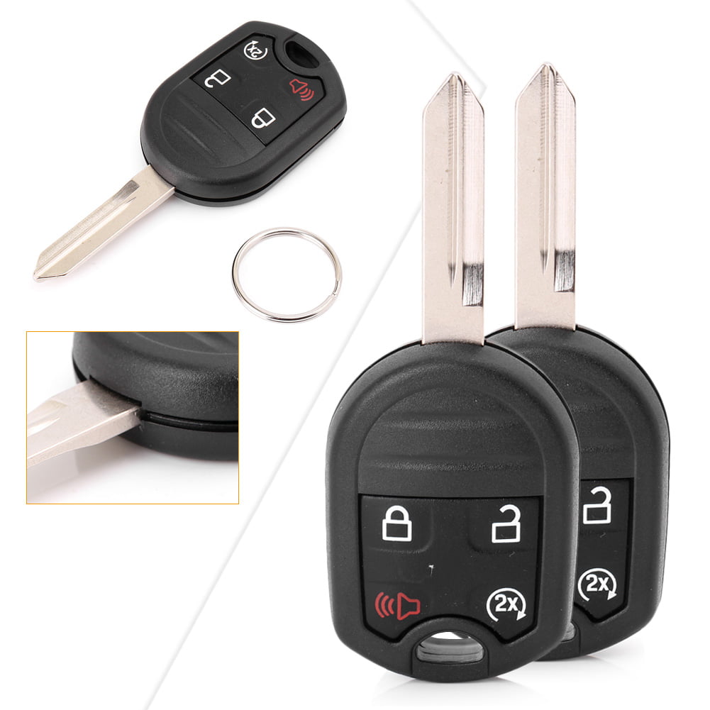 2 Uncut Replacement Keyless Entry Remote Head Key Fob for Ford 2011-2015 F-150 