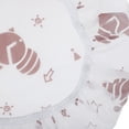 thumbnail image 5 of Unique Bargains 5 Pcs Print Single Layer Shower Cap for Bathroom Coffee Color EVA, 5 of 6