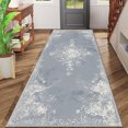 thumbnail image 2 of 2x6 FT Kitchen Runner Rugs Non Skid Washable, Faux Wool Rug Runners for Hallways Bathroom Carpet Runner, Soft Indoor Modern Floor Rug for Entryway Laundry Room, 2 of 11