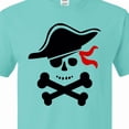 thumbnail image 4 of Inktastic Pirate Skull and Cross Bones T-Shirt, 4 of 5
