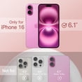 thumbnail image 2 of JETech Magnetic Silicone Case for iPhone 16 6.1-Inch, Compatible with MagSafe,&nbsp;Silky Soft Touch, Shock Absorbing Phone Cover with&nbsp;Camera Lens Full Protection (Pink), 2 of 7