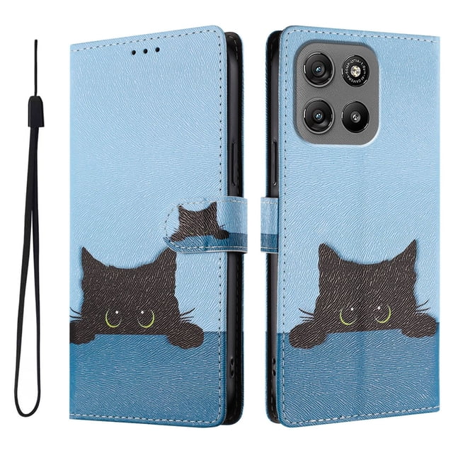 FOXDOCK Funda Tipo Cartera para Motorola Moto G67 Power/G57 Power con Soporte y Correa – Diseño de Patrones Lindos