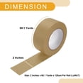 thumbnail image 4 of 1 Pc 2 Pulgadas x 60.1 Yards Cinta Universal para Pintores - Cinta de Enmascarar para Pintura de Autos DIY Sin Residuo - Papel Crepé Marrón, 4 of 7