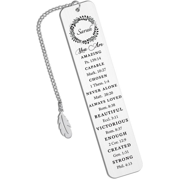 Custom Bible Bookmarks for Women, Baptism Gifts 2025, Personalized Christian Bookmark, First Communion Gifts , Confirmation Gift for Teen,Religious Gift for Women
