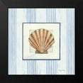 thumbnail image 2 of Tillmon, Avery 20x20 Black Modern Framed Museum Art Print Titled - Sanibel Shell I, 2 of 5
