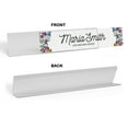 thumbnail image 2 of Printtoo Personalized Desk Name Plate Pretty Tulips Custom Acrylic Office Desk Name Plate Accessory 2x10 Inches, 2 of 5