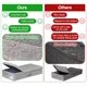 thumbnail image 5 of punemi Almacenamiento debajo de la cama con tapas, paquete de 2 contenedores de almacenamiento grandes debajo de la cama, ropa con 3 asas, caja organizadora plegable de perfil bajo apilable para manta, 5 of 5