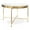 White, variant on Kate and Laurel Celia Modern Glam Round Metal Coffee Table, 28.25" x 28.25" x 19", White and Gold Leaf, Chic Sophisticated Accent Table
