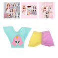 thumbnail image 4 of Mini de muñeca para niñas de , ropa, , 1/6, muñeca para niñas, accesorio informal para DIY, juguetes para 2 Yotijar Vestido de muñeca de 12 pulgadas, 4 of 10