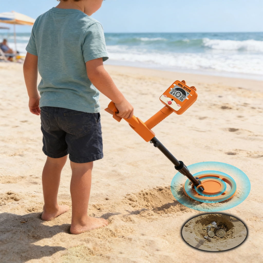 Miiottaa Easy Operation Metal Detectors Metal Detection Tool for Childrens Simple Control