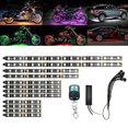 thumbnail image 4 of IKemiter 12pcs RGB Glitter Strip Light Bar Decorative LED Neon Lamp for Motorcycle, 4 of 7