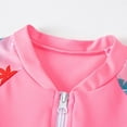 thumbnail image 5 of BOBOGOJP Girls and Boys One Piece Rash Guard Swimsuit Kid Water Sport Short Swimsuit UPF 50+ Sun Protection Bathing Suits Pink for Size 3-4 Years, 5 of 5