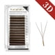 thumbnail image 1 of NAGARAKU Autofan 3D 4D 5D 6D W Shape Bloom Premade Fan WW Extensiones de pestañas Malla de luz natural Pestañas Maquillaje YY Pestañas postizas Dengxun unisex, 1 of 2