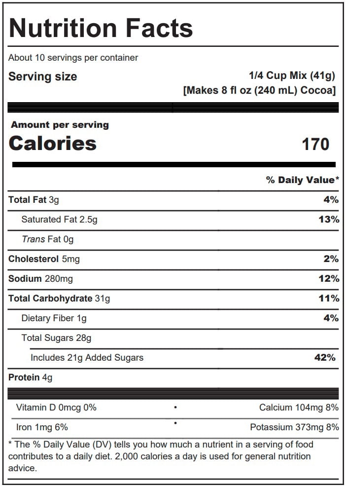 (6 pack) Land O Lakes Cocoa Classics Raspberry Hot Chocolate Mix, Nonfat Milk, Gluten Free, Kosher Dairy, 1.25 oz Packet