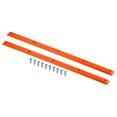 thumbnail image 1 of Unique Bargains Skateboard Rails Skateboard Ribs Protector Longboard Protection Collision Guard Orange 2 Pack, 1 of 6