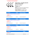 thumbnail image 2 of Oxygen Sensor - Compatible with 2001 - 2003 Isuzu Rodeo Sport 2002, 2 of 2