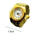 thumbnail image 5 of Joernso Men Women Ring Watch Elastic Stainless Steel Band Round Square Dial Men Women Couple Watch Finger Ring Birthday Gift Fashion Accessories, 5 of 7