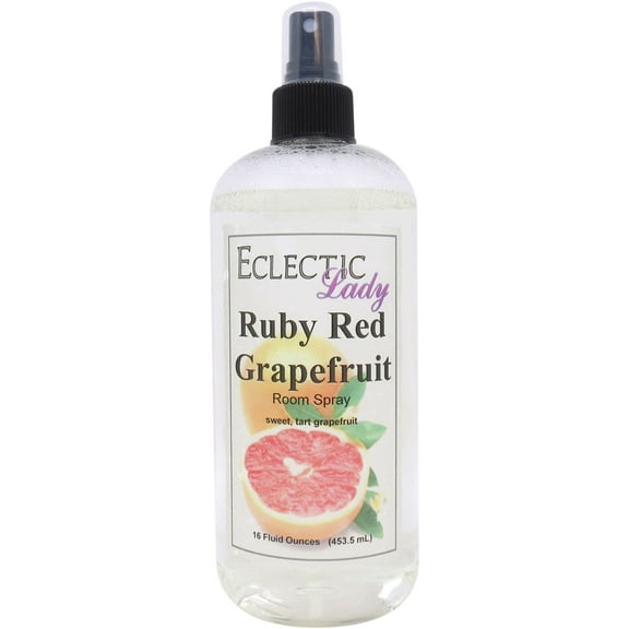 Ruby Red Grapefruit Room Spray by Eclectic Lady, 16 Ounces, Fragrant Aromatic Room Mist For Home, Room, Office