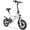 White, variant on Elifine 350W Foldable Electric Bike for Adults, 14" Small E-Bike, LCD, Full Suspension, 48V 7.8Ah Electric Cycle for Adult UL 2849