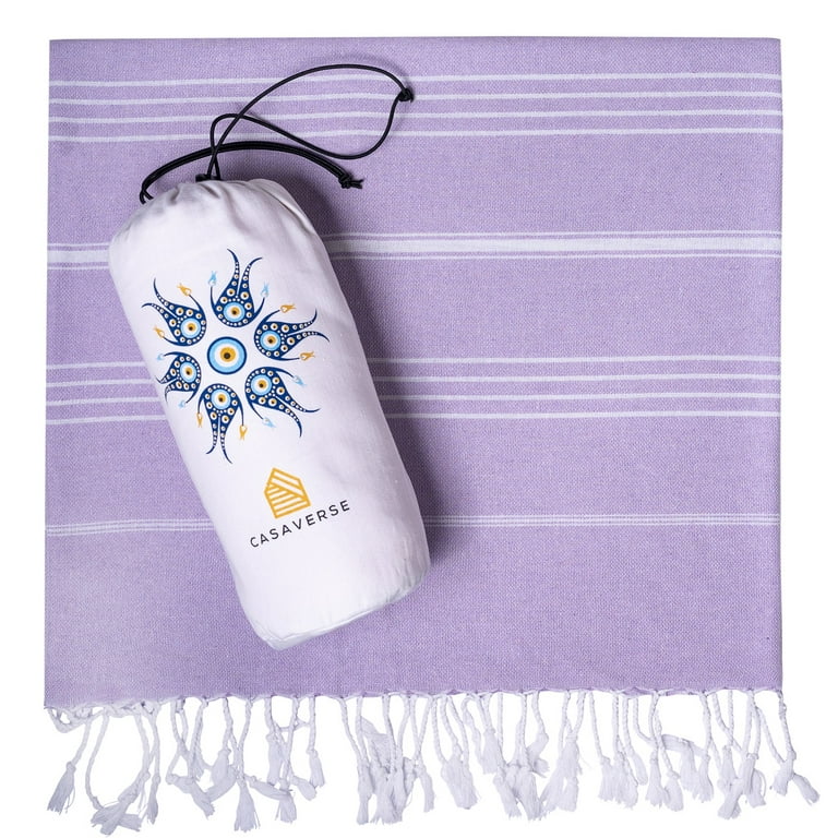  Gold CASE Turkish Beach Towel LYCIA - 38x70 inches XXL  Oversized Bath Towels 100% Cotton Quick Dry, Sand Free - with Free Reusable  Bag Gift - PRE-Washed Super Soft (Lycia-Turquoise) 