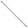 thumbnail image 2 of Auriga 925 Sterling Silver Rhodium Plated Diamond Bracelet 7 inch for Women, 2 of 5