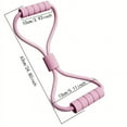thumbnail image 4 of DABEI 8-shaped Yoga Resistance Band, Durable Tension Rope, Sports Yoga Trainer For Back Shoulder Arm Stretching Training, 4 of 15