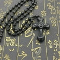 thumbnail image 4 of Black Obsidian Stone Cross Necklace Jewelry For Men Womens Pendants Amulet Gifts Z9Y7, 4 of 9