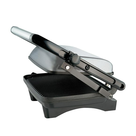Parrilla Panini Oster Ajustable 1400 W Mod 2880 Color Plata