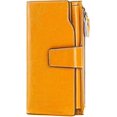 thumbnail image 1 of Cartera grande KAIYANG de piel para mujer morado y amarillo 19 x 10 x 3 cm, 1 of 4