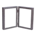 thumbnail image 2 of Recent Order Wooden Double Folding Photo Frame with Hd Glass Placed Vertically Tabletop Or Tabletop. Suitable As A Gift, 2 of 6