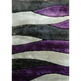 thumbnail image 4 of Living Shag Waves Soft Plush Design 3D Effect Area Rug/ Carpet, 4 of 13