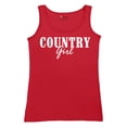 thumbnail image 5 of Country Girl Logo Women's Tank Top Minimalistic Western Style Rodeo Southern Pride Cowgirl Queen Rustic Farm Gift, 5 of 7