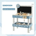 thumbnail image 3 of Gymax Ensemble d'Outils de Jeu en Bois pour Enfants, Établi, Table d'Atelier, Jeu d'Imitation avec Outils, 3 of 10