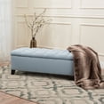 thumbnail image 2 of Dasun Storage Ottoman, Blue, 2 of 5