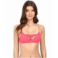 thumbnail image 4 of L*Space Women’s L*Solids Convertible Strap Bikini Top Hot Cherry X-Small, 4 of 4