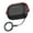 Red+Black, variant on Dteck Case for AirPods Pro 3 (2025) Hard Shell with Secure Lock Shockproof Music Headset Design Protective Cover with Keychain for Apple AirPod Pro 3rd Generation 2025, Red+Black
